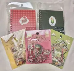 喫茶アラモード　フレークシール3種＋シール帳2種類セット　新品　正規品　匿名配送