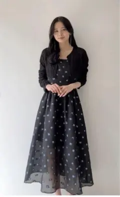 新品　snidel ジャガードワンピース