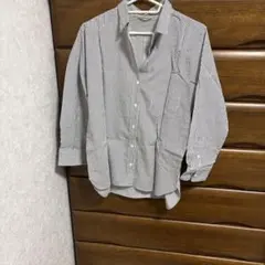 グリーンレーベル　ストライプシャツ