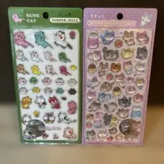 【正規品】イオン限定　ボンボンドロップシール　きゃっと　ルネシール　セット