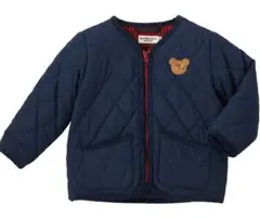 HOT BISCUITS ネイビー キルティングジャケット 110cm