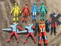 戦隊物　 ソフビ フィギュアのサムネイル