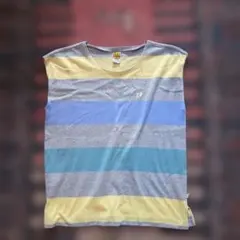 70s hangten usa製 ボーダーtシャツのサムネイル