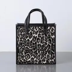 A VACATION BOX LEO バッグ レオパード ハンドバッグ