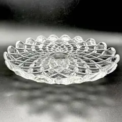 オールド・バカラ 1910年頃 最高級 春海好み 霰切子大型丸鉢 深皿 懐石