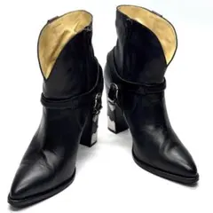 【お値下げ中】TOGA PULLA メタルカウボーイ ショートブーツ 36 お値下げ中】TOGA PULLA メタルカウボーイ ショートブーツ 36