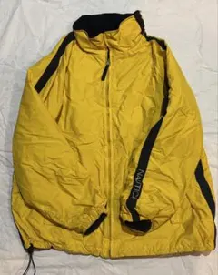 イエロー ナイロン フルジップジャケット　ノーチカ