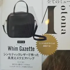 オトナミューズ５月号付録　ウィムガゼット　シンセティックレザーのサムネイル