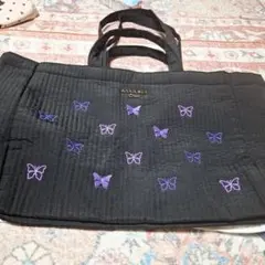ANNA SUI 蝶刺繍 トートバッグ