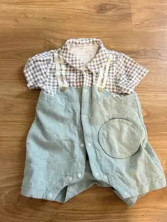 アプレレクール　ロンパース・カバーオール 80サイズ チェック柄