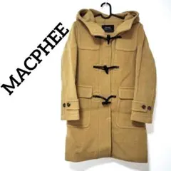 極美品 マカフィー ダッフルコート ロング Aライン アイボリー ウール S アイボリー ダッフルコート 極美品 マカフィー ダッフルコート ロング