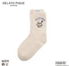 GELATO PIQUE HOMMEスヌーピーオリジナルアートソックスメンズ新品