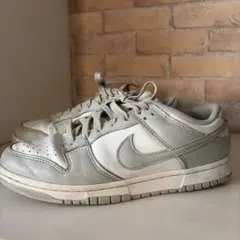 NIKE ダンク ロー グレー ホワイト　26㎝