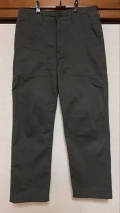 オリーブグリーン カーゴパンツ 4ポケット