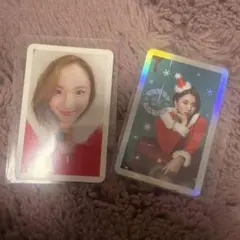 TWICE ツウィ トレカ クリスマスエディション 2枚セット - メルカリ