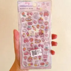 プチドロップステッカー ももいろドロップ