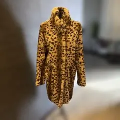 ヒョウ柄ファーロングコート❤️