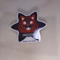 勝利の女神　NIKKE アクリルバッジ　スカルキャット アブソルート