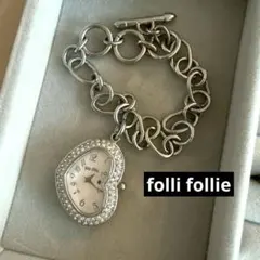 folli follie フォリフォリ 腕時計 ハート型 ブレスレット 時計