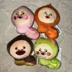 コンプリート　こびとづかん　くだものといっしょマスコット　全4種のサムネイル