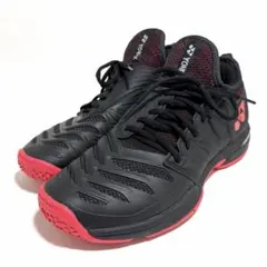 極美品☆YONEX フュージョンレブ3 テニスシューズ ブラック 27cm