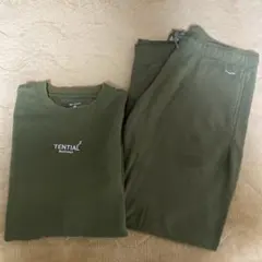TENTIAL BAKUNE スウェット上下セット カーキ M&L