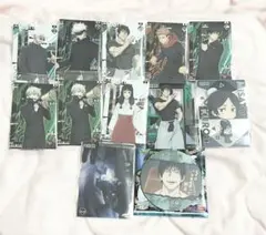 呪術廻戦 ウエハース クリアカード コースター セット