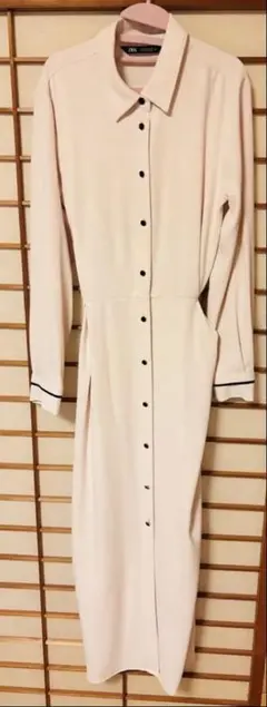 ZARA 白ワンピース　ほぼ未使用品　S