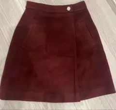 PROPORTION BODY DRESSING 台形スカート ボルドー S