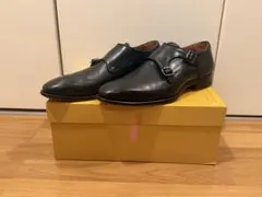 【極美品】イタリア老舗LOBB'Sダブルモンクストラップ ブラックレザーのサムネイル