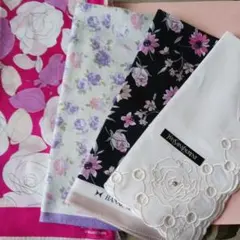 新品　ブランドハンカチ　４点まとめ売り