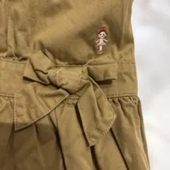 オリーブグリーン ジャンバースカート 110