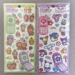 平成はっぴーフォン モンチッチ サンリオキャラクターズ シール