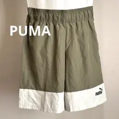 【PUMA／メンズXL】ショートパンツ カーキ系 ツートーン