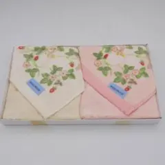 WEDGWOOD ウェッジウッド ワイルドストロベリー ウォッシュタオル 2枚