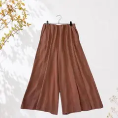レイビームス タック入りフレアワイドパンツ きれいめ 秋色 10305♡