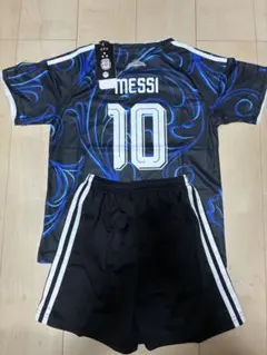 【キッズ150㎝】超希少アルゼンチン代表 アウェイユニフォーム　メッシ　10番 キッズ150㎝】超希少アルゼンチン代表 アウェイユニフォーム メッシ 10