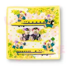 【FEILER】923形ドクターイエロー ハッピーミモザ☆ハンカチ イエロー