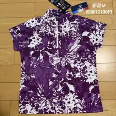 新品　クランク　CLUNK 半袖　半袖シャツ　パープル　M