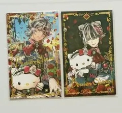 あくねこ ベリアン 箔押し バレンタイン アイドルパロ チェキ風カード