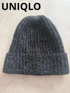UNIQLO ビーニー　ニット帽　黒