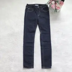 オペークドットクリップ スキニージーンズ デニムパンツ 定番 カジュアル ボトムのサムネイル