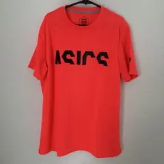 ASICS オレンジ Tシャツ Lサイズ