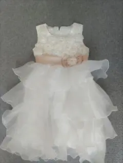 ホワイトフリルドレス 130cm