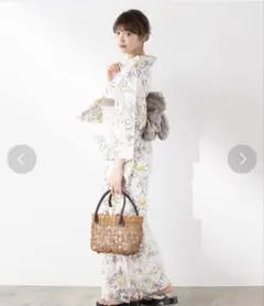 ゆかた館グレース　浴衣・帯セット