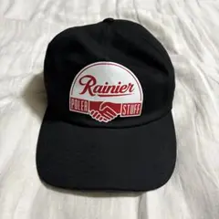 【美品】POLER ブラック　キャップ Rainier