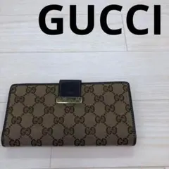 GUCCI グッチ GGキャンバス 長財布