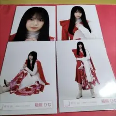 櫻坂46 稲熊ひな 生写真 「新参者 二〇二五」赤白衣装 4種コンプ