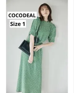 [美品]COCODEAL ココディール　花柄　ロング　ワンピース　￥14300のサムネイル