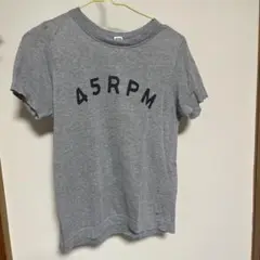 45RPM グレー Tシャツ Mサイズ